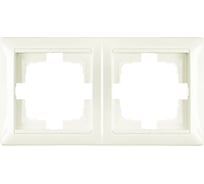 Рамка 2-местная Bylectrica, серия СТИЛЬ, ЮЛИГ.735212.215 бежевый