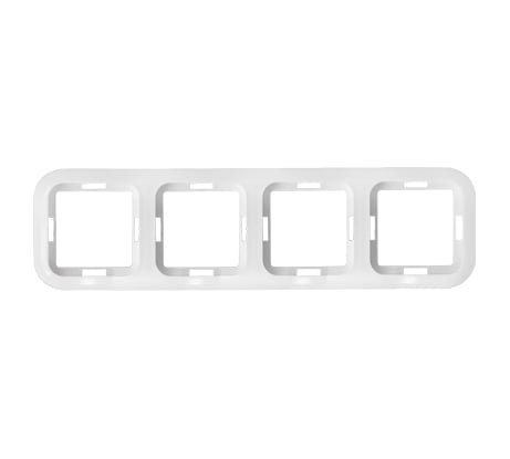 Рамка 4-местная Bylectrica, серия ГАРМОНИЯ, белый, 01БМ.735212.050