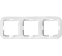 Рамка 3-местная Bylectrica, серия ГАРМОНИЯ, 01БМ.735212.049 бежевый