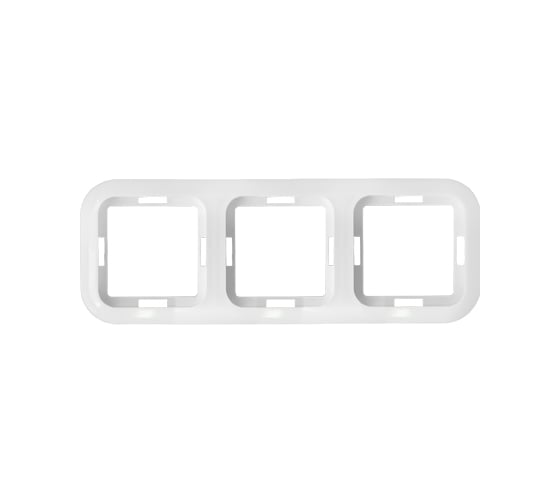 Рамка 3-местная Bylectrica, серия ГАРМОНИЯ, 01БМ.735212.049 бежевый 1