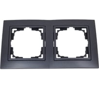 Рамка 2-местная Bylectrica, серия УЮТ, ЮЛИГ.735212.280-40 графит