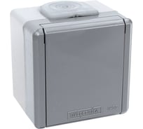 Розетка BYLECTRICA РА16-0152 03 1ОП з.к шторки IP55, серия ПРАЛЕСКА АКВА, РА16-0152 03 РА16-0152 (03)