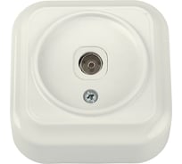 Розетка Bylectrica телевизионная, серия ВАРИАНТ, бежевый, ТР-5141 бежевый