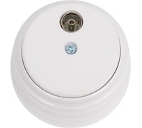 Розетка Bylectrica телевизионная, серия МАСТЕР, белый, ТР-5041