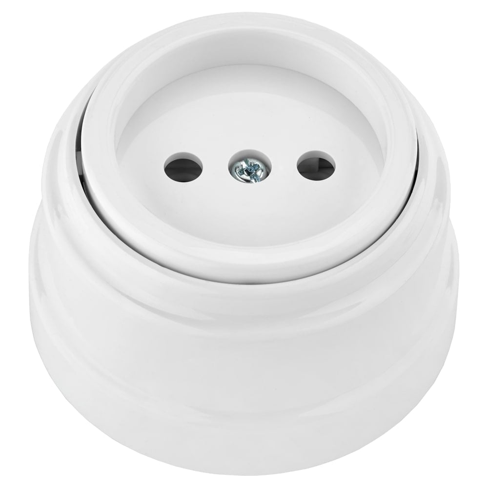 Розетка Bylectrica РА16-0201 1-местная б.з 16А ОУ, серия РЕТРО ...