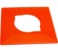 Декоративная рамка Bylectrica накладка под выключатель, ЮЛИГ.735212.410 оранжевый