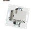 Механизм розетки 2-местной STEKKER USB + type C, GLS10-7116-04, 250В, 3А, max 20W,серия Катрин, шоколад, 50057 11
