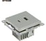 Механизм розетки 2-местной STEKKER USB + type C, GLS10-7116-03, 250B, 3А, max 20W, серия Катрин, серебро, 50054 9