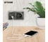 Механизм розетки 2-местной STEKKER USB + type C, 250В, 3А, max 20W, серия Катрин, графит, GLS10-7116-06, 50052 6