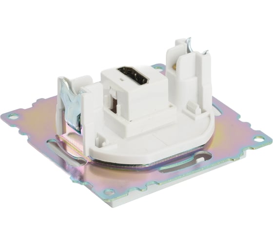 Механизм розетки HDMI STEKKER 2.1, Type A, GLS00-7118-01, серия Катрин, белый, 50058