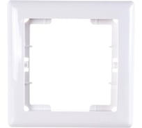 Рамка 1-местная IEK РГ-1-ББ BOLERO белый EMB12-K01