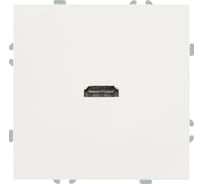 Розетка HDMI STEKKER 2.0 Type A (механизм),серия Эмили, RST00-5118-01, белый фарфор 50163