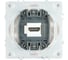 Розетка HDMI STEKKER 2.0 Type A (механизм),серия Эмили, RST00-5118-01, белый фарфор 50163 5