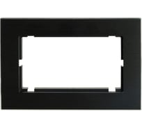 Рамка STEKKER 2-местная (без перемычки), металл, серия Катрин, MFR00-7012-05 50032
