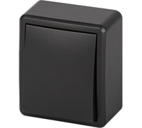 Выключатель ЭРА Эксперт 11120205 с подсветкой, IP20, 10АХ250В ОУ, антрацит Б0063044