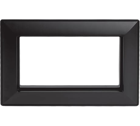 Рамка 2-местная STEKKER (без перемычки), пластик, серия Катрин, PFR00-7012-05, черный, 50046