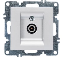 Розетка с ТВ экраном пропускная Arvia Electric цвет серебряный 50032000272