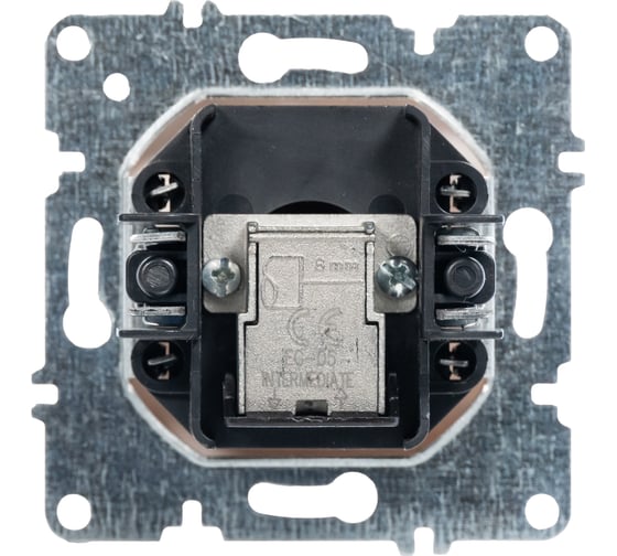 Розетка с ТВ экраном пропускная Arvia Electric цвет титановый 50052000272