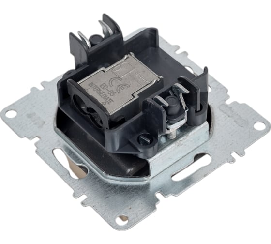 Розетка с ТВ экраном пропускная Arvia Electric цвет титановый 50052000272