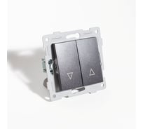Выключатель SPL управления жалюзи, 10А, 220-250V (антрацит) 12 шт. 201127