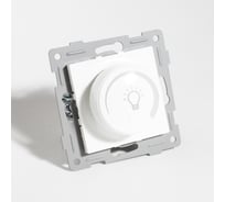 Светорегулятор поворотный (диммер) SPL для светодиодных ламп, 125-250V, 200W (белый) 8 шт. 201151