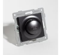 Светорегулятор поворотный (диммер) SPL, 125-250V, 500W (антрацит) 9 шт. 201160