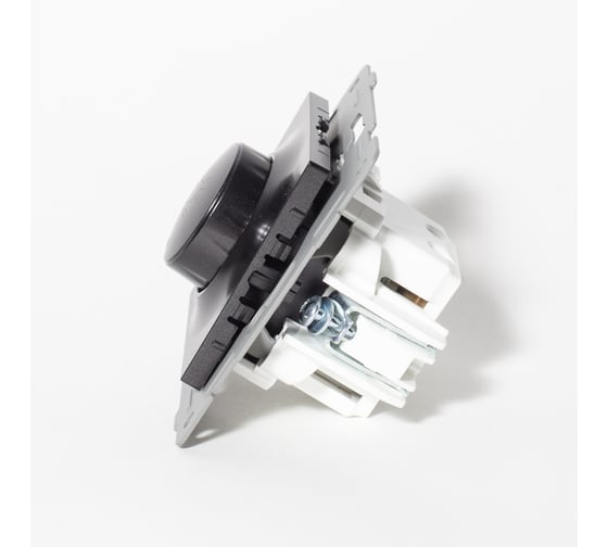 Светорегулятор поворотный (диммер) SPL, 125-250V, 500W (антрацит) 9 шт. 201160