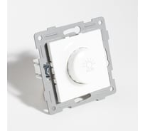 Светорегулятор поворотный (диммер) SPL, 125-250V, 500W (белый) 9 шт. 201150