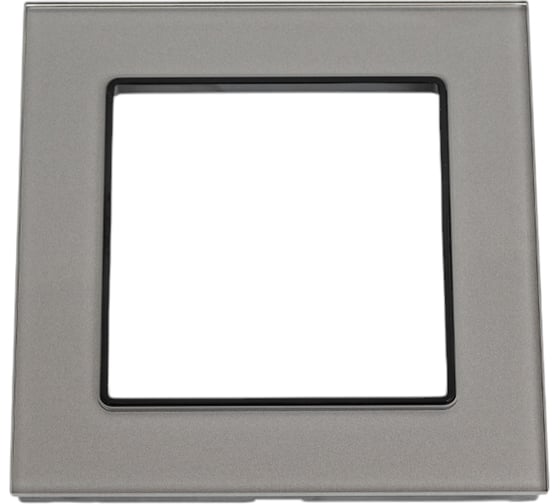 Рамка Arlight стеклянная FRM-GLARE-GS-1-GR 1шт 043788 1