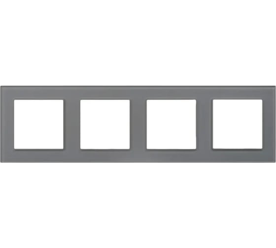 Рамка Arlight стеклянная FRM-GLARE-GS-4-GR 1шт 043804 1