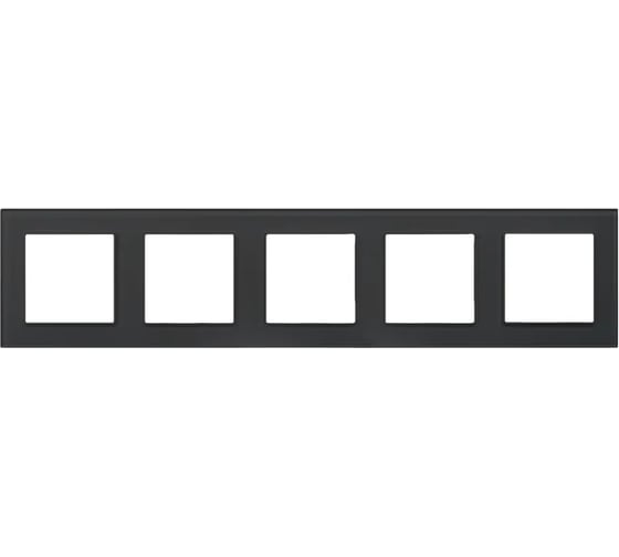 Рамка Arlight стеклянная FRM-GLARE-GS-5-BK 1шт 043806 1