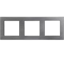 Рамка Arlight алюминиевая FRM-PRESTO-ALS-3-GR 1шт 043858