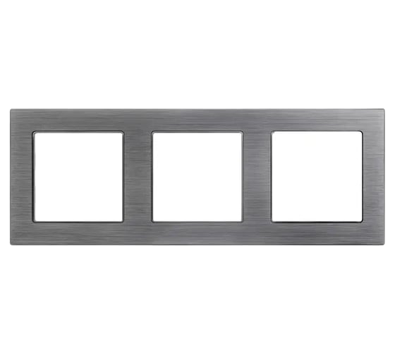 Рамка Arlight алюминиевая FRM-PRESTO-ALS-3-GR 1шт 043858
