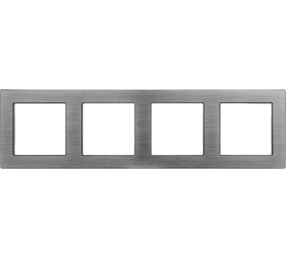 Рамка Arlight алюминиевая FRM-PRESTO-ALS-4-GR 1шт 043863 1