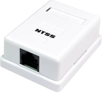 Компьютерная розетка NTSS PREMIUM настенная 1 порт RJ-45 UTP CAT5e NTSS-CS2-PM-UTP-1RJ45-5e