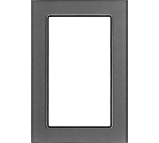 Рамка Arlight FRM-GLARE-GS-D-GR стеклянная, 1шт 043792