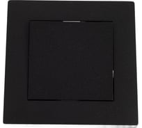 Выключатель MAKEL 1-клавишный СП KAREA RIZZ 10А IP20 черн. 88054001