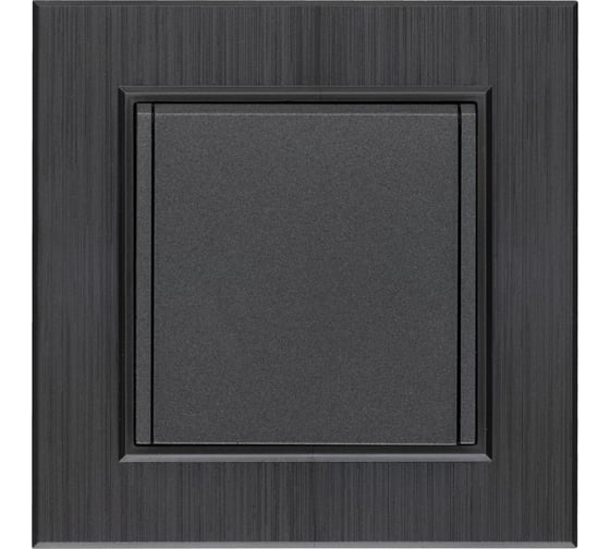 Розетка MAKEL с заземлением и крышкой СП KAREA LINE STAR 16А IP20 дым. металлик. 86050029