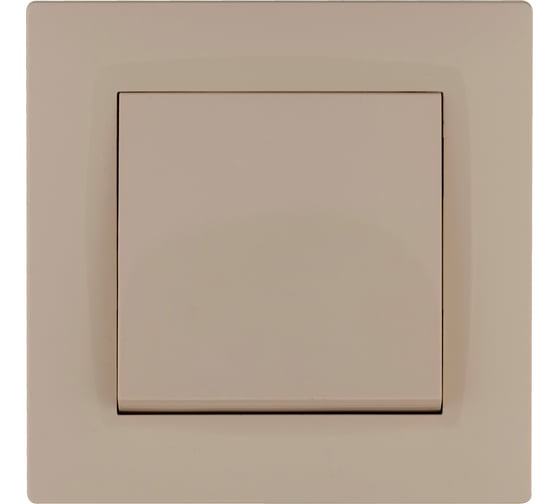 Выключатель MAKEL 1-клавишный СП KAREA RIZZ 10А IP20 крем. 88010001 1