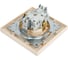 Розетка MAKEL с заземлением СП KAREA RIZZ 16А IP20 крем. 88010028 5