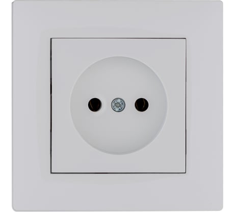Розетка MAKEL без заземления СП KAREA RIZZ 16А IP20 бел. 88001022
