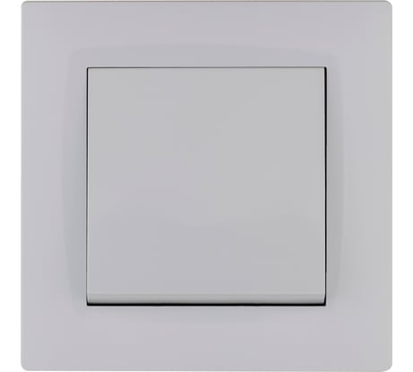 Выключатель MAKEL 1-клавишный СП KAREA RIZZ 10А IP20 бел. 88001001