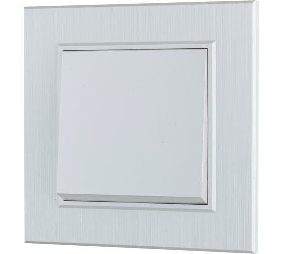 Выключатель MAKEL 1-клавишный СП KAREA LINE STAR 10А IP20 жемчужный. 86100001