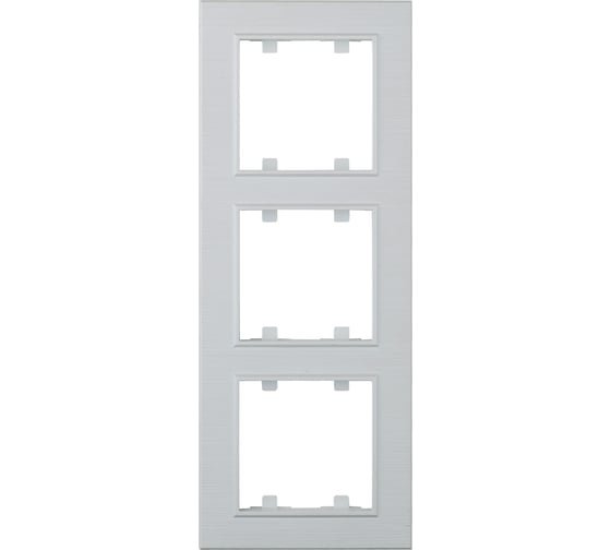 Рамка MAKEL 3-м KAREA LINE STAR горизонт. жемчужный. 86100703 1