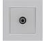 Розетка телевизионная MAKEL проходная TV 1-м СП KAREA LINE STAR IP20 6дБ жемчужный. 86100007 1