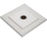 Розетка телевизионная MAKEL проходная TV 1-м СП KAREA LINE STAR IP20 6дБ жемчужный. 86100007 3