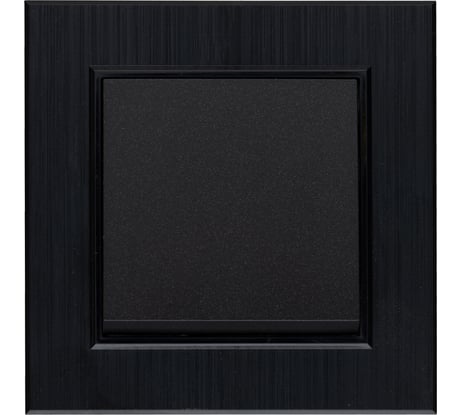 Выключатель MAKEL 1-клавишный СП KAREA LINE STAR 10А IP20 черн. 86054001