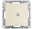 Розетка компьютерная STEKKER 1-местная RJ-45 (механизм),, PST00-9107-02, серия Эрна, слоновая кость 39325 1