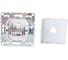 Компьютерная 1-местная розетка STEKKER RJ-45, механизм, серия Эрна, белый PST00-9107-01 39314 8