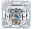 Телевизионная 1-местная розетка STEKKER 75 Ом, механизм, белый PST00-9108-01 39315 9